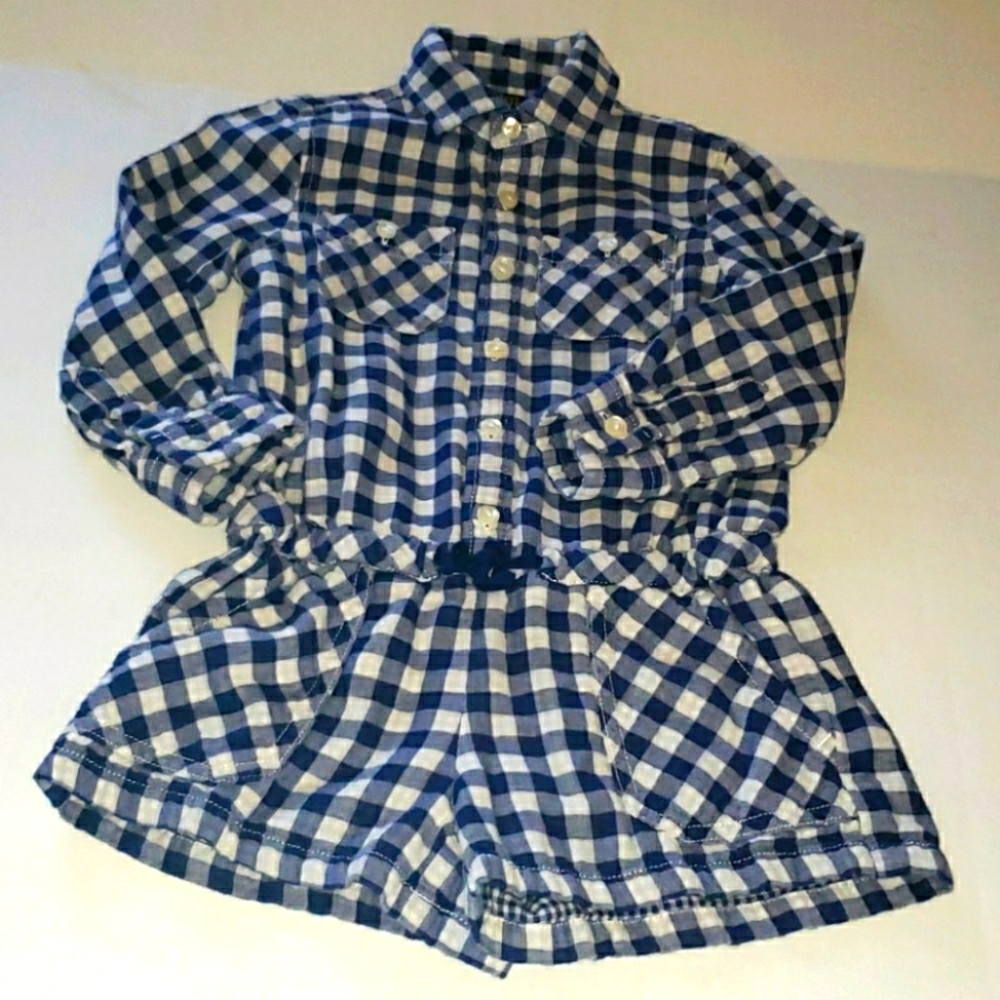Polo RL adorable plaid romper